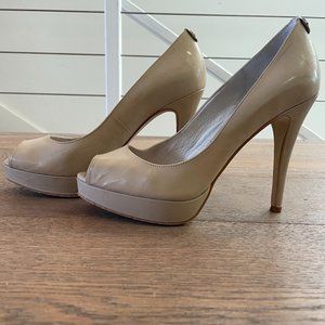 Michael Kors Peep Toe Platform Pumps